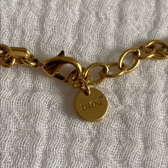 Dior double Gold Chain Necklace - Picture 4 of 5